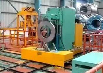 slit steel coil wrapping and packing machine