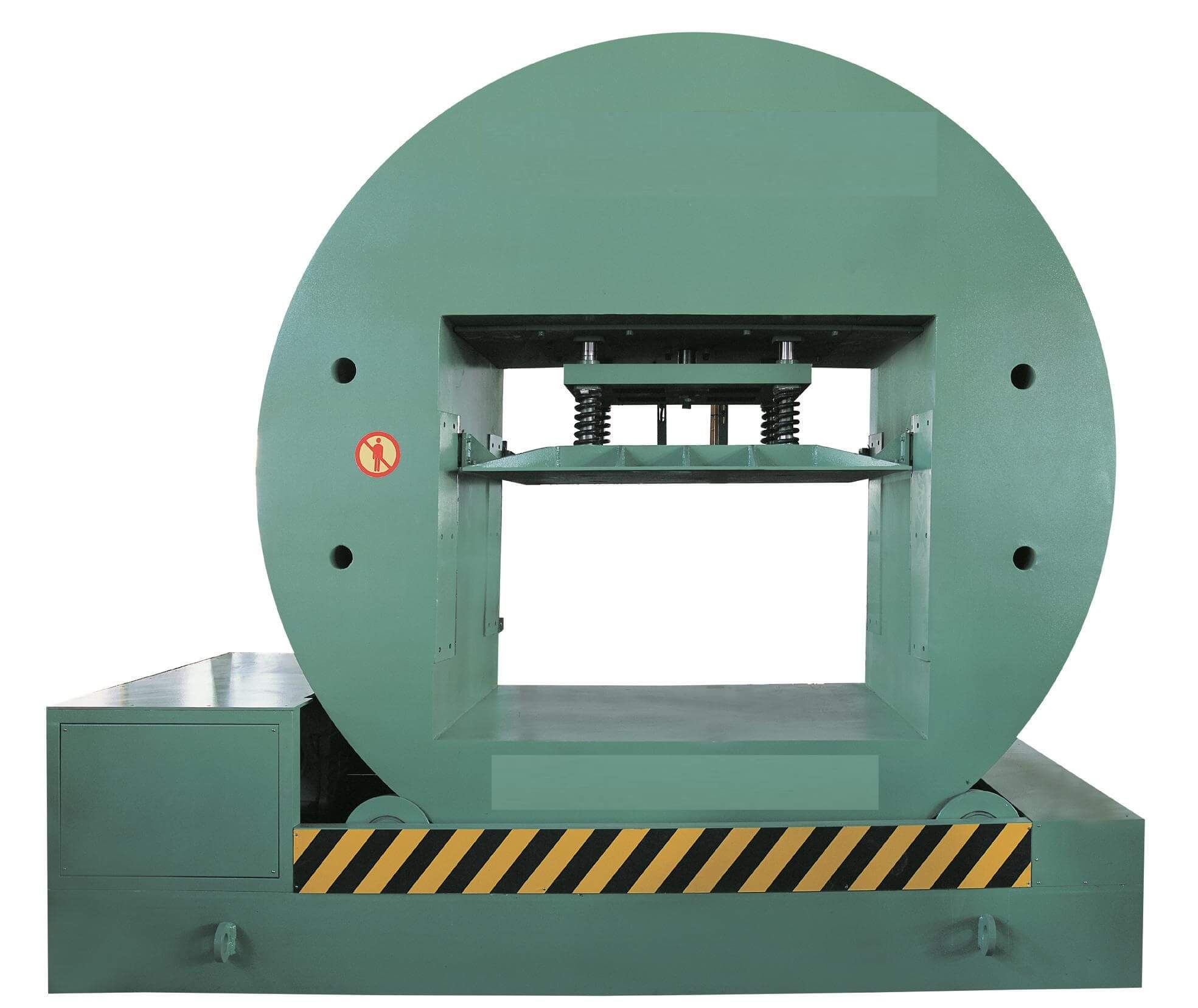 180 degree turning machine for pallet and skid